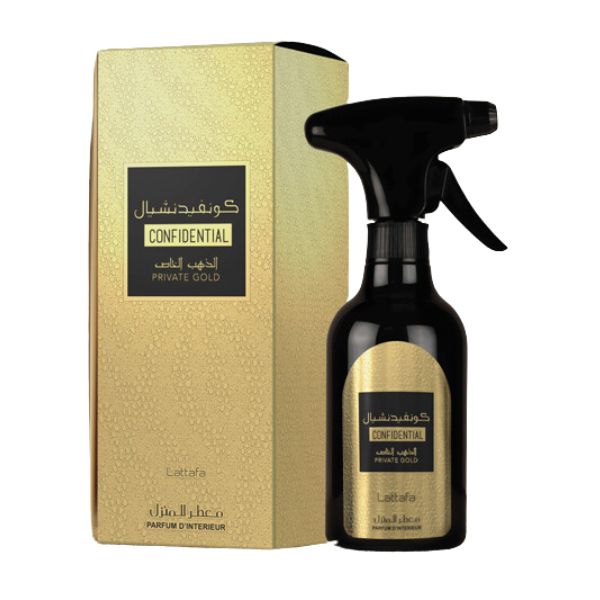 Confidential Private Gold 450ml Water Spray by Lattafa