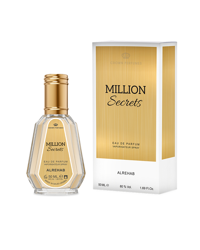 Pack of 12- Million Secrets 50ml Perfume by Al Rehab