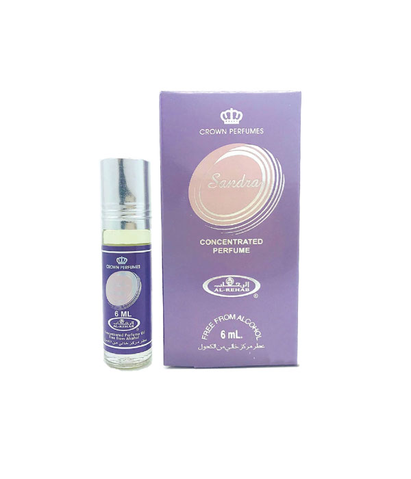 Pack of 6 - Sandra  6ml Perfume Oil by Al Rehab