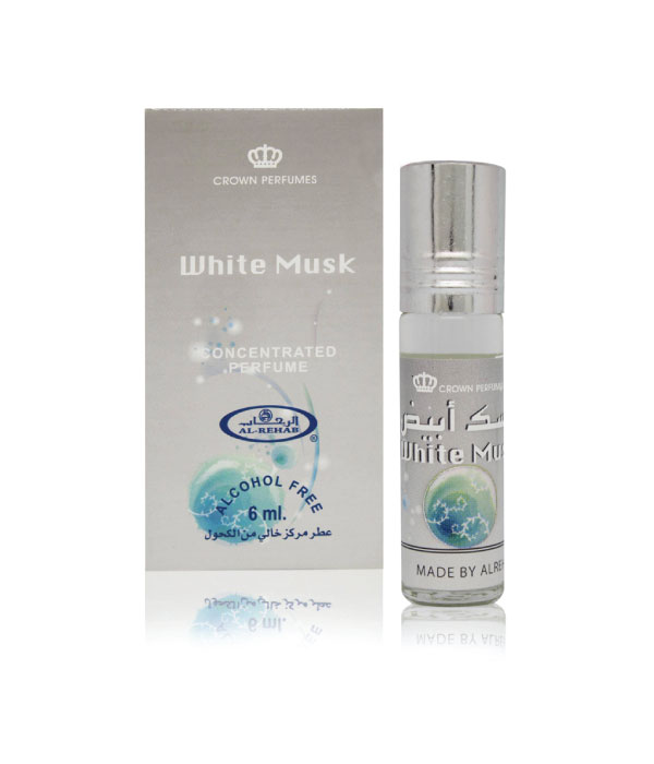 Pack of 6 - White Musk  6ml Perfume Oil by Al Rehab