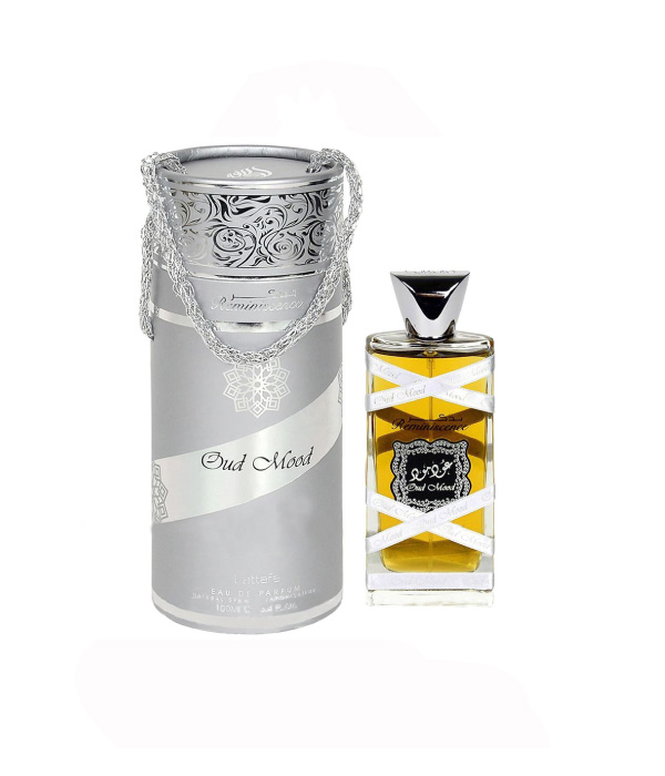 Oud Mood  Reminiscence (Silver) 100ml by Lattafa Perfumes- Eau De Parfum